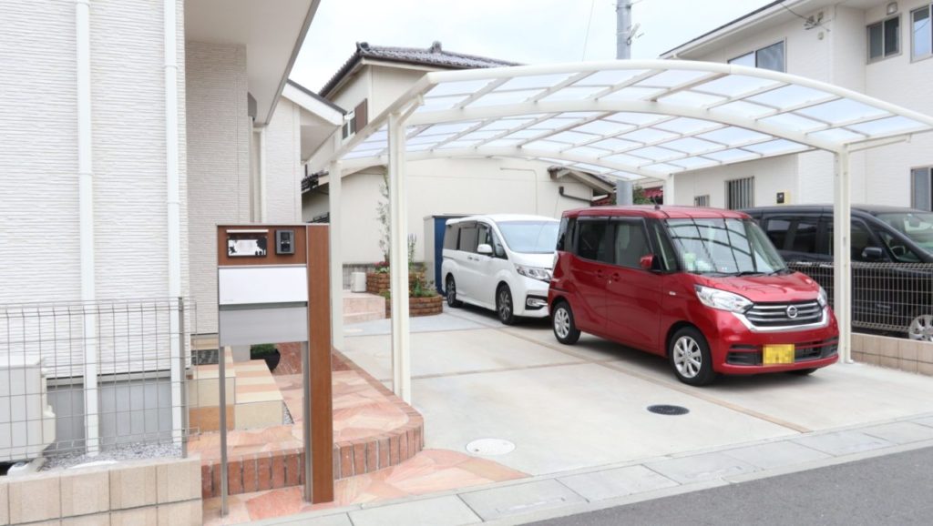 4台分車も楽々のカーポート 埼玉県深谷でエクステリアリフォームならegsy イグシー へ